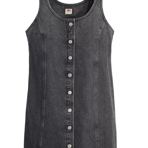 Levi’s Tuli Denim Mini Dress NWT size L - Picture 3 of 5